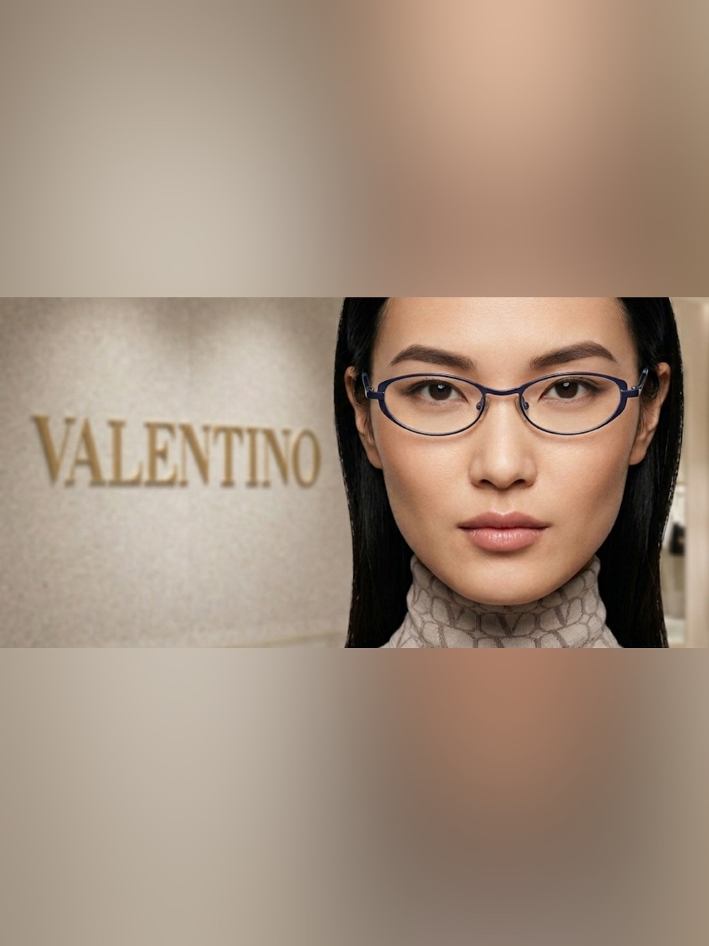 Authentic Valentino luxury designer prescription eyeglasses frames